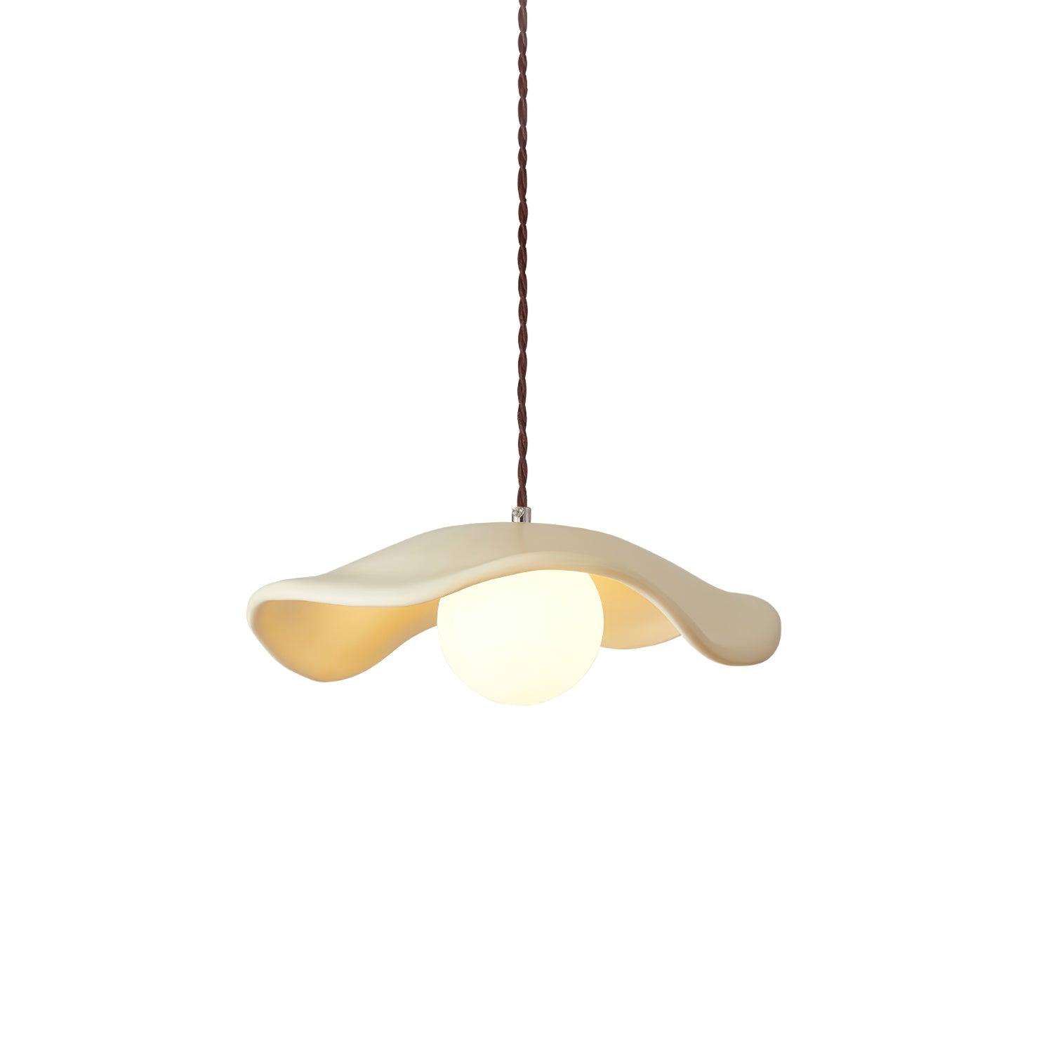 Hats Pendant Lamp | Industrial Metal & Glass | White, Clear, Black
