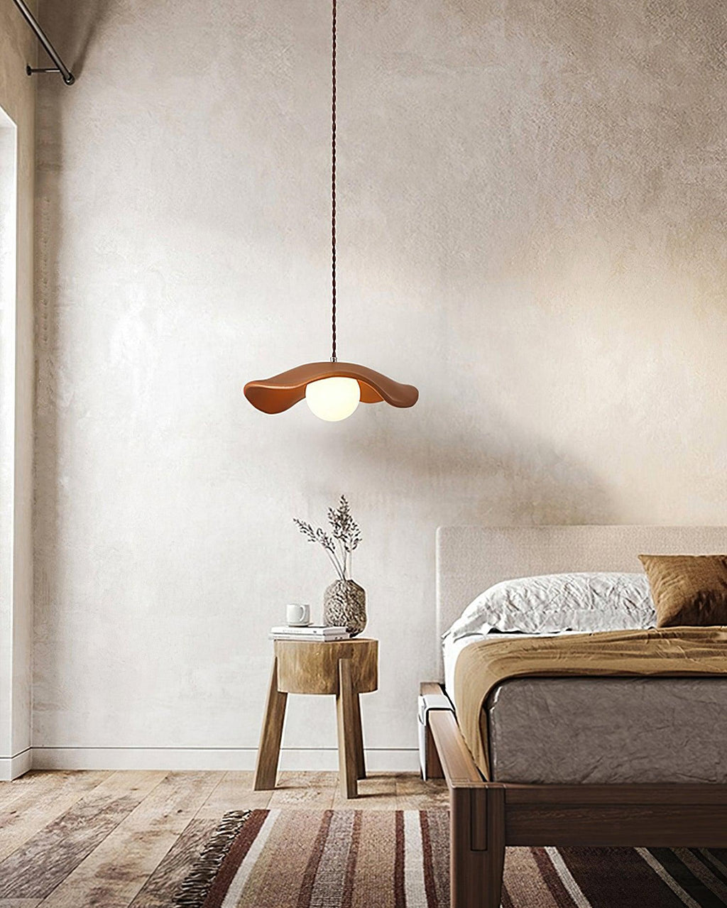 Hats Pendant Lamp | Industrial Metal & Glass | White, Clear, Black