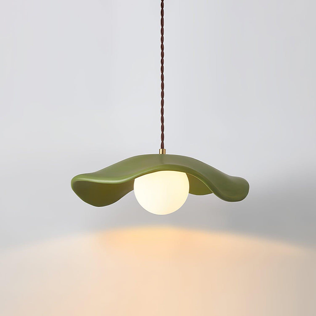 Hats Pendant Lamp | Industrial Metal & Glass | White, Clear, Black
