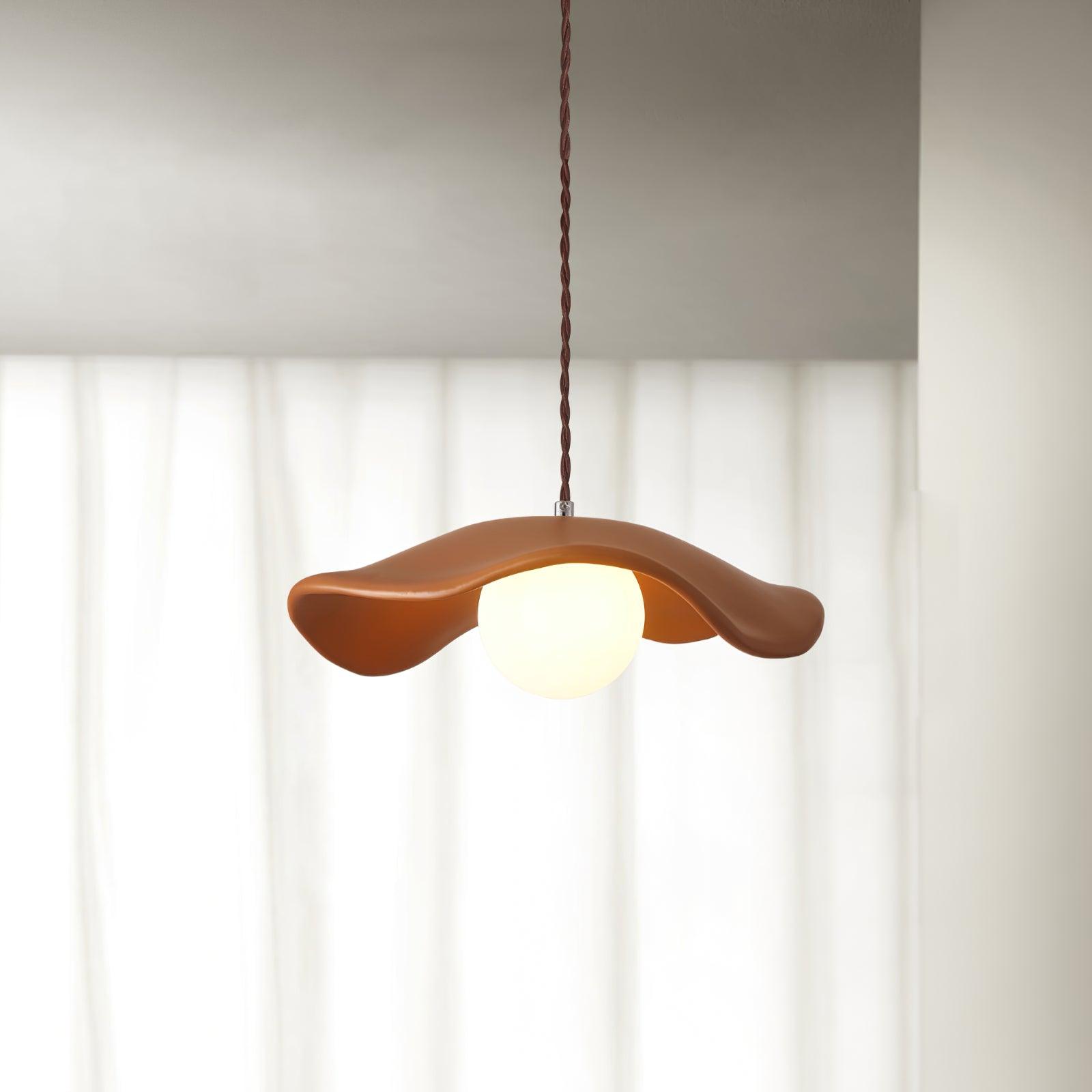 Hats Pendant Lamp | Industrial Metal & Glass | White, Clear, Black