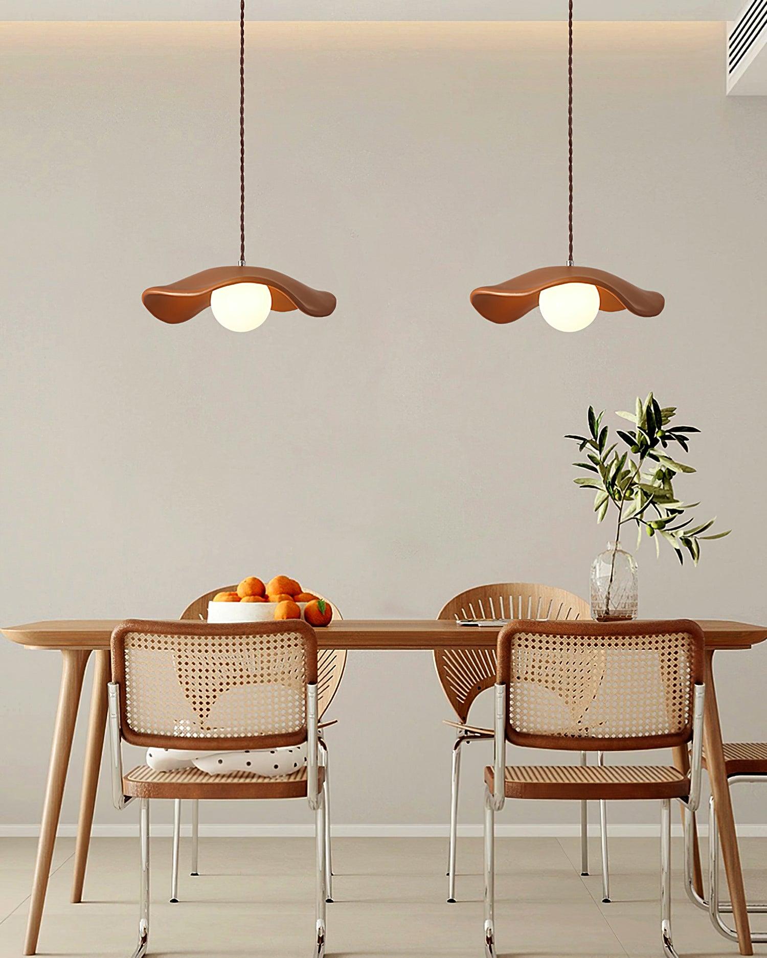 Hats Pendant Lamp | Industrial Metal & Glass | White, Clear, Black