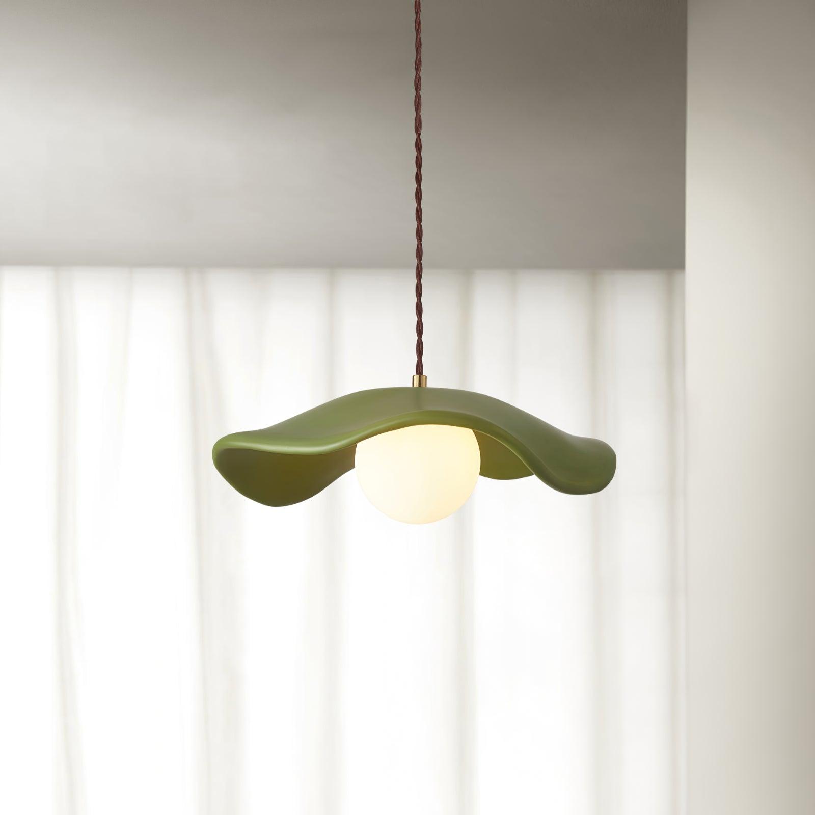 Hats Pendant Lamp | Industrial Metal & Glass | White, Clear, Black