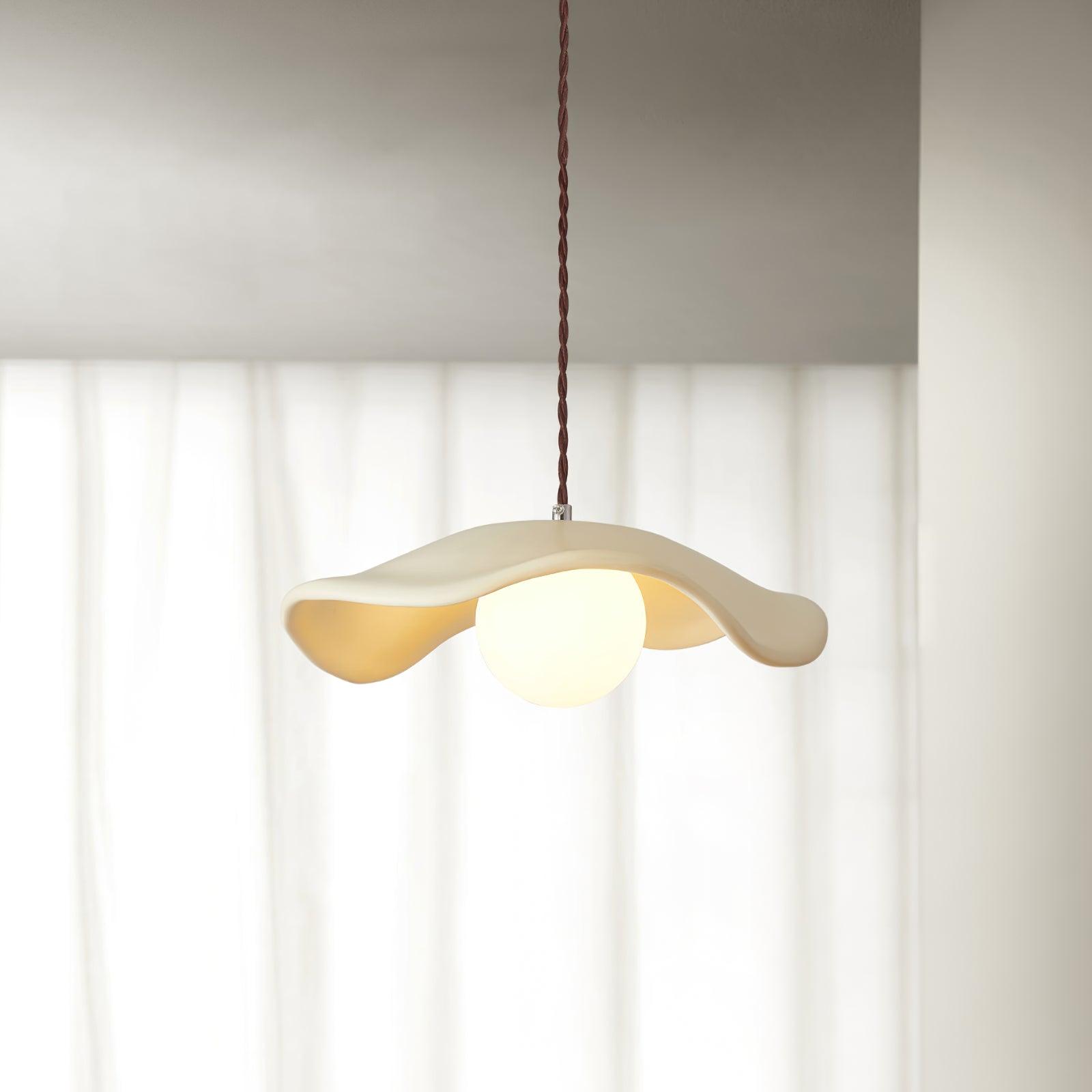 Hats Pendant Lamp | Industrial Metal & Glass | White, Clear, Black