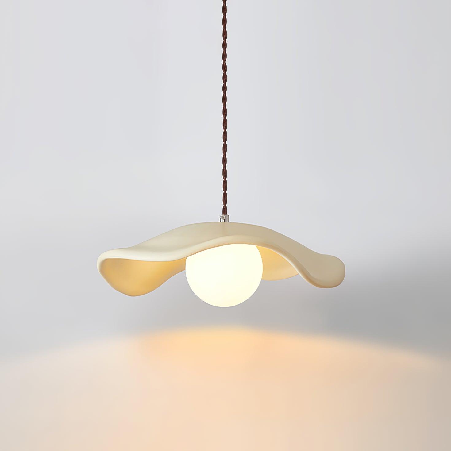 Hats Pendant Lamp | Industrial Metal & Glass | White, Clear, Black