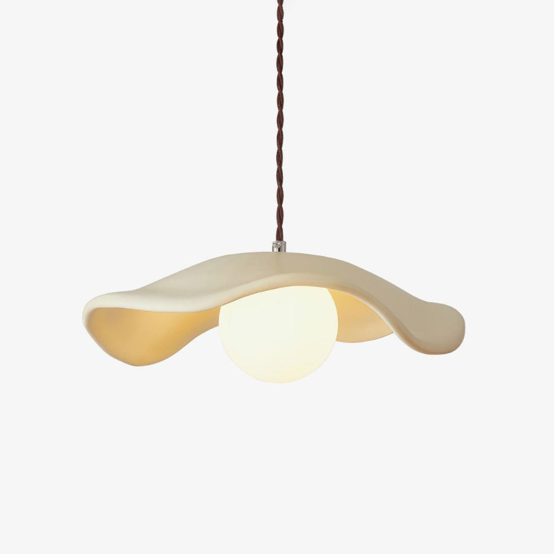 Hats Pendant Lamp | Industrial Metal & Glass | White, Clear, Black
