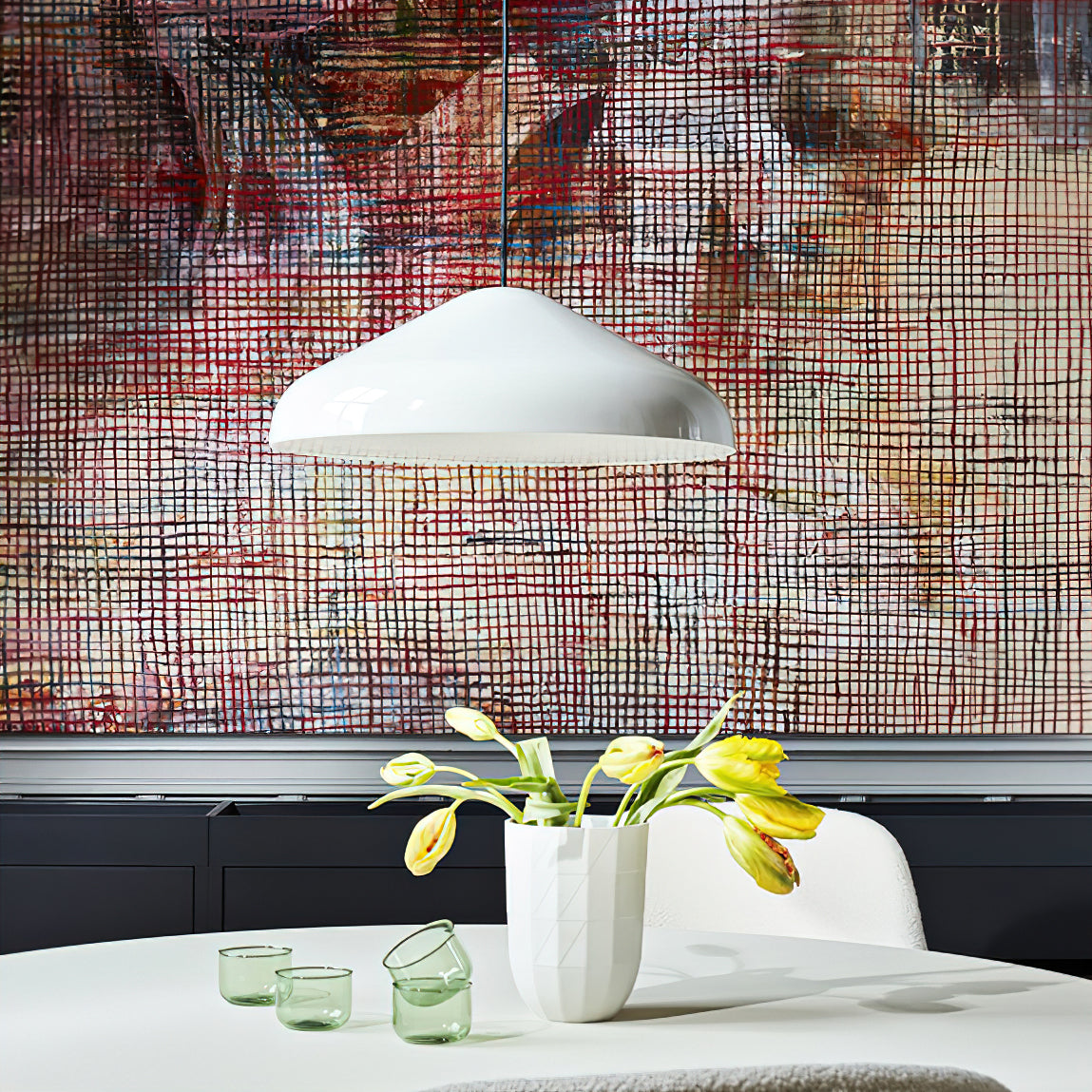 Pao Pendant Light | Metal & Acrylic | Adjustable 150cm