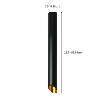 Hazel Tube Surface Downlight | Black or White Finish | LED