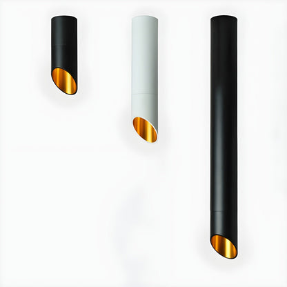 Hazel Tube Surface Downlight | Black or White Finish | LED