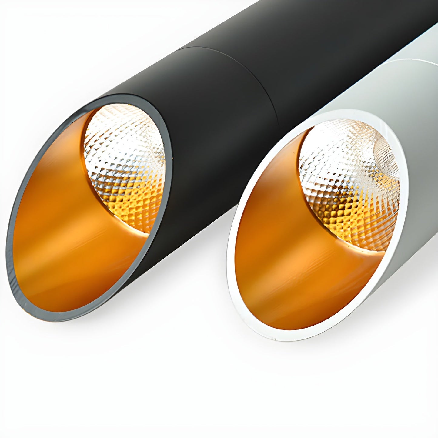 Hazel Tube Surface Downlight | Black or White Finish | LED