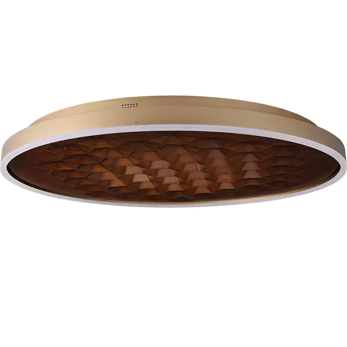 Heartwood Ceiling Lamp | Wood, Metal, Acrylic | White Shade