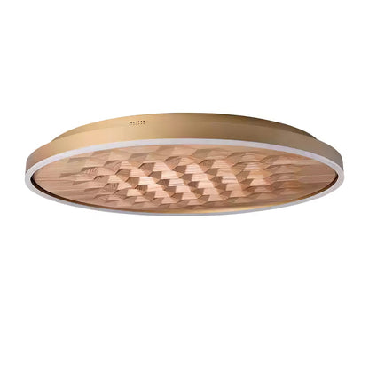 Heartwood Ceiling Lamp | Wood, Metal, Acrylic | White Shade