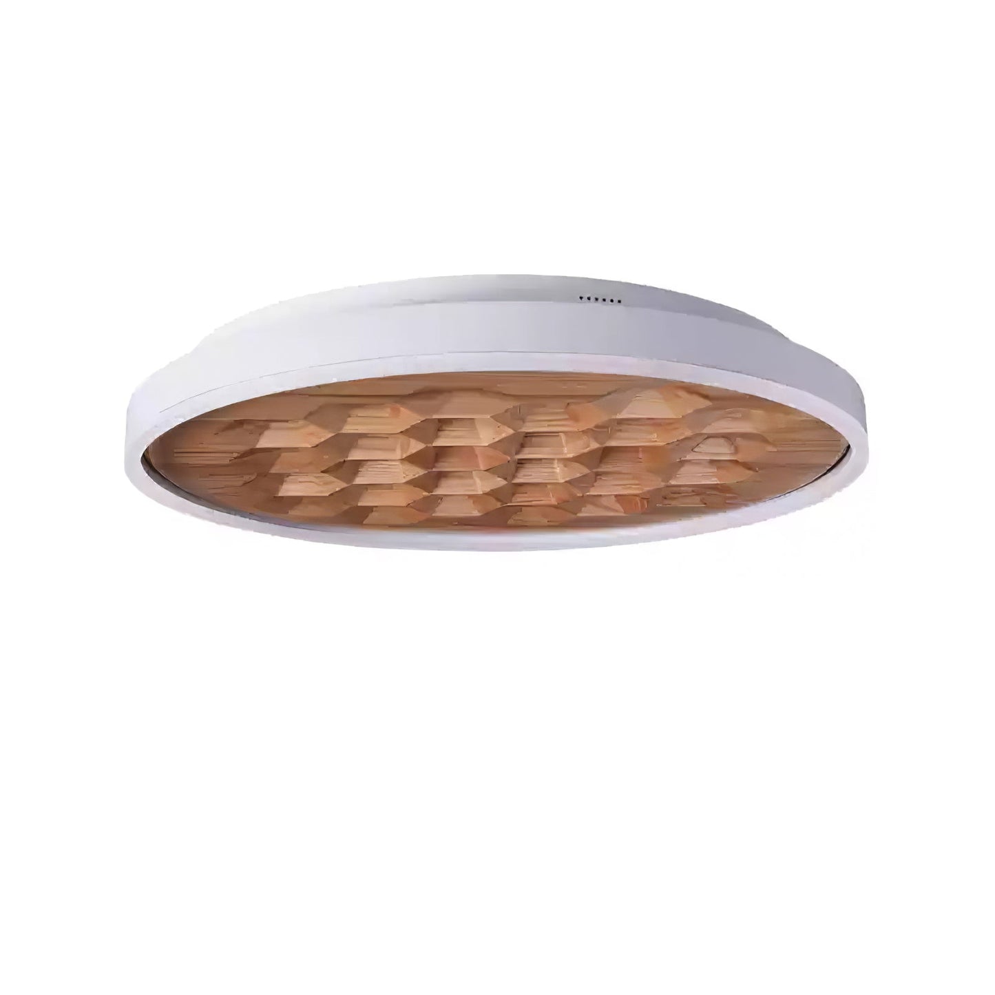 Heartwood Ceiling Lamp | Wood, Metal, Acrylic | White Shade