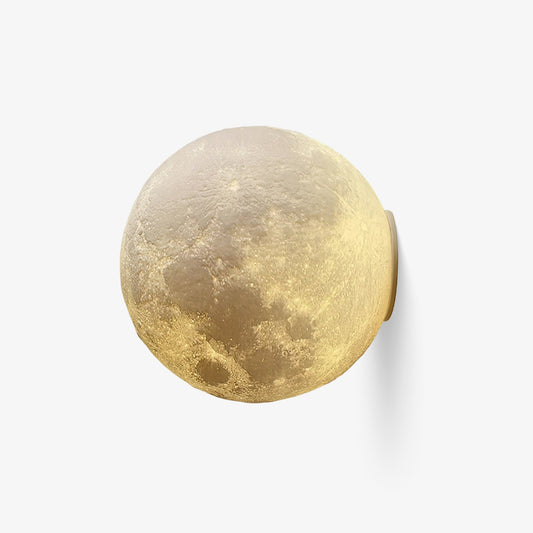 Moon 3D Wall Lamp | Lunar Surface | White