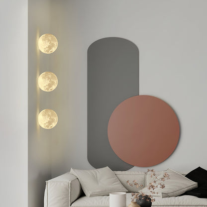 Moon 3D Wall Lamp | Lunar Surface | White