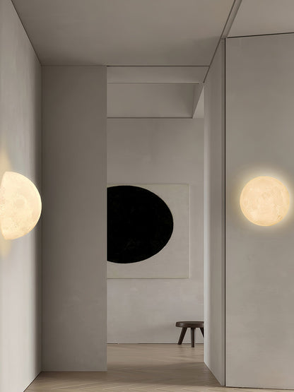 Moon 3D Wall Lamp | Lunar Surface | White