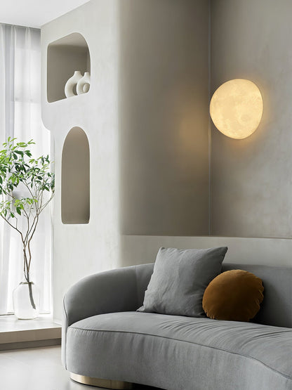 Moon 3D Wall Lamp | Lunar Surface | White