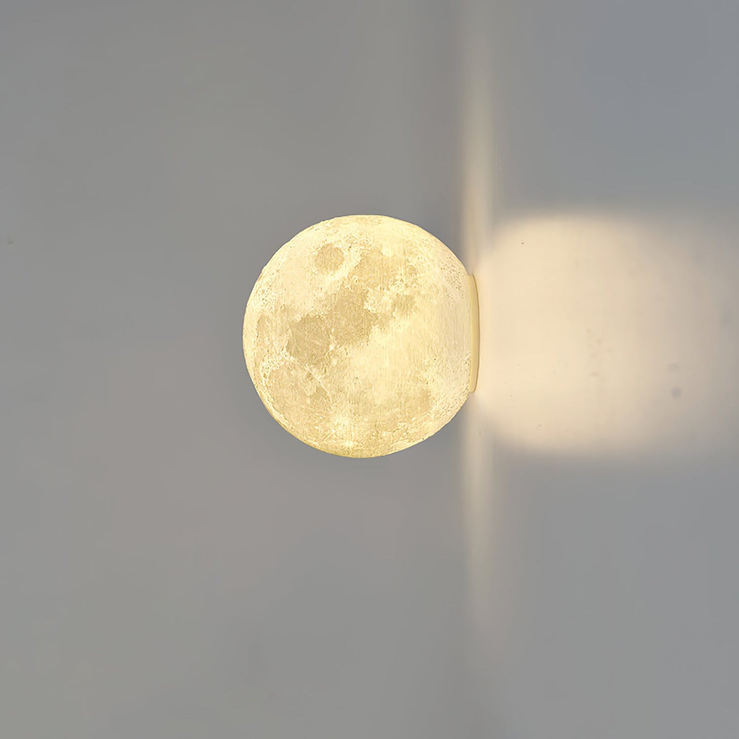 Moon 3D Wall Lamp | Lunar Surface | White