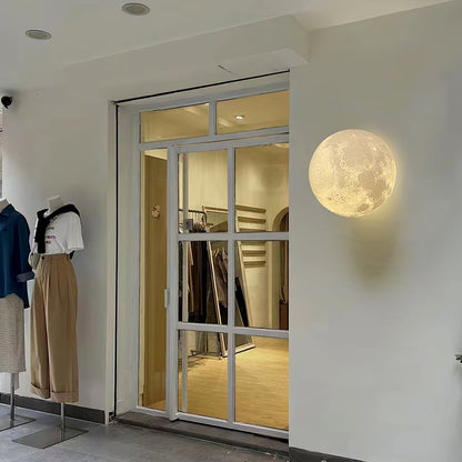 Moon 3D Wall Lamp | Lunar Surface | White
