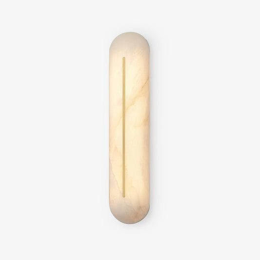 Orbison Wall Lamp | Brass & Alabaster | 46cm Height