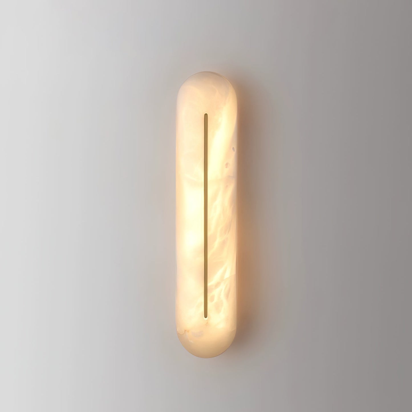 Orbison Wall Lamp | Brass & Alabaster | 46cm Height