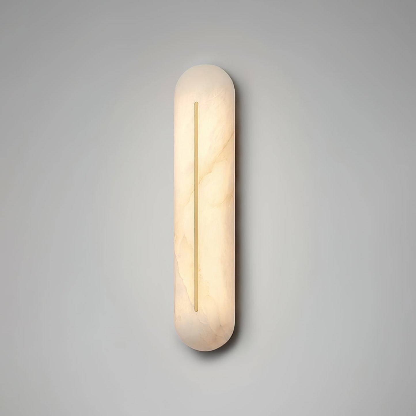 Orbison Wall Lamp | Brass & Alabaster | 46cm Height