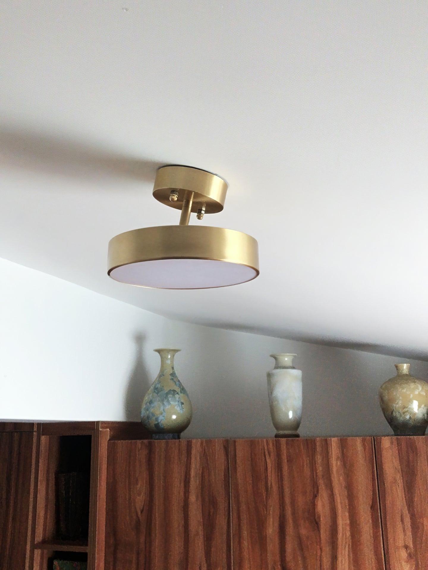 Hero Rotating Ceiling Lamp | Brass Finish | Rotating