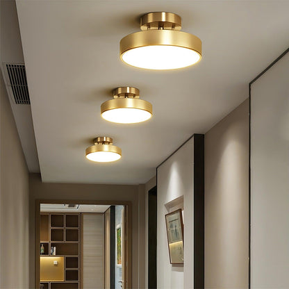 Hero Rotating Ceiling Lamp | Brass Finish | Rotating