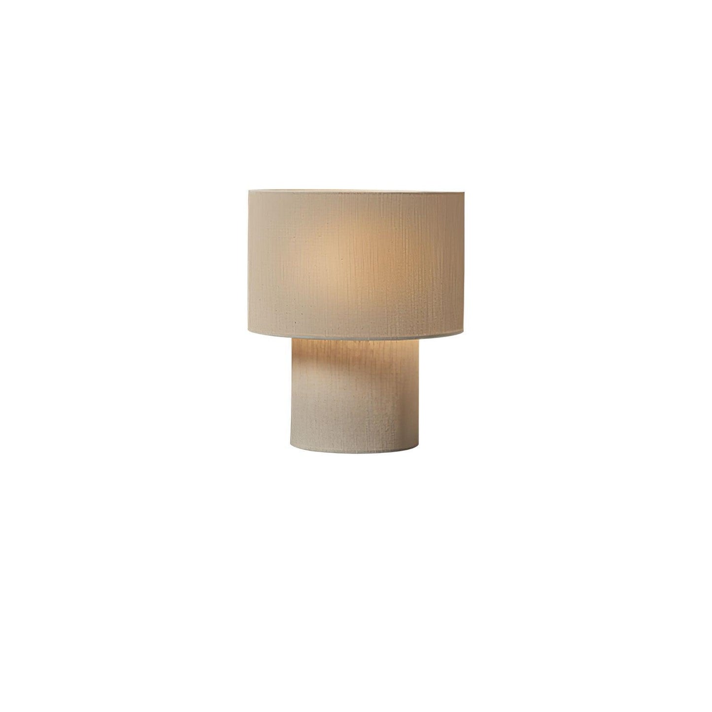 Heron Glowing Table Lamp | Fabric | Beige