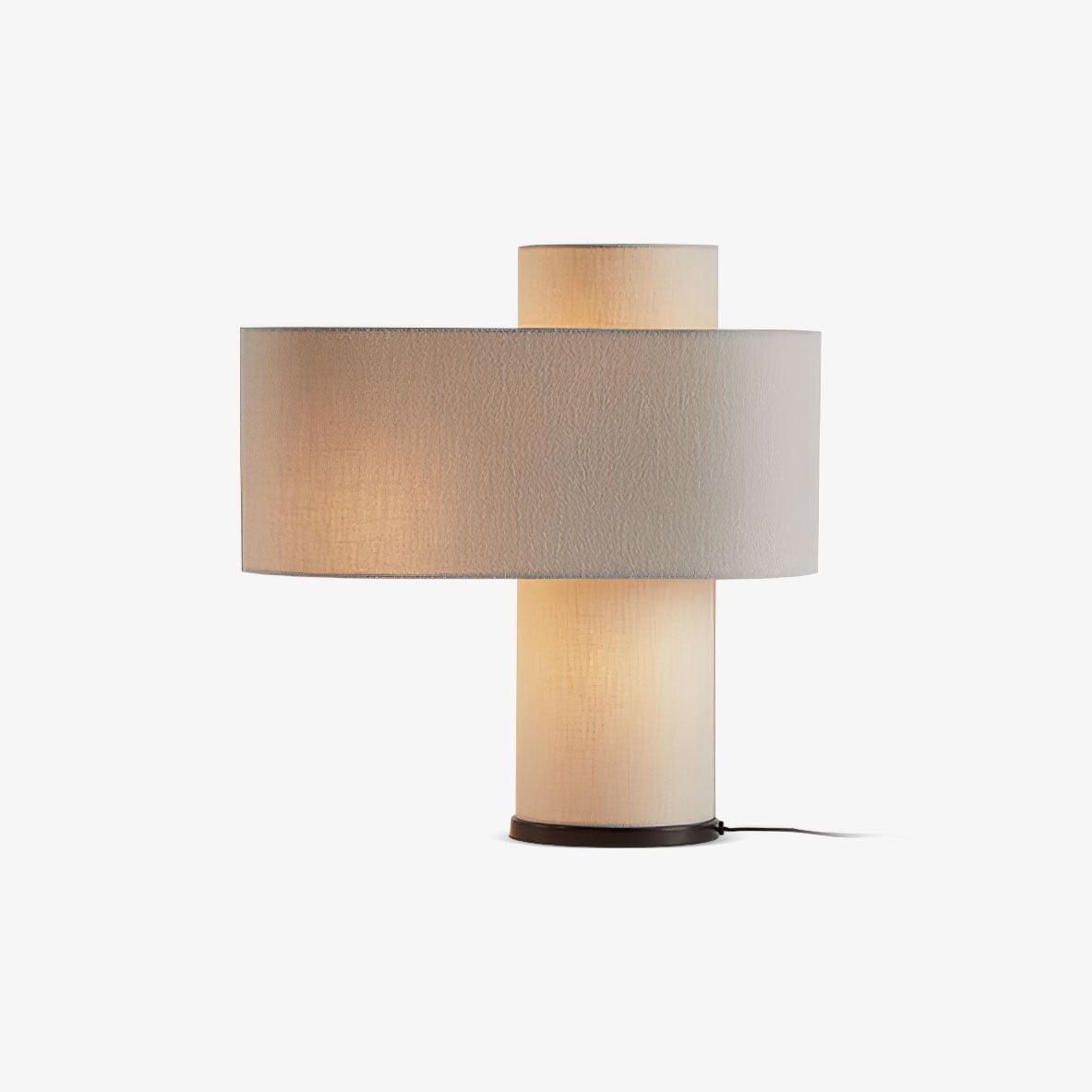 Heron Glowing Table Lamp | Fabric | Beige