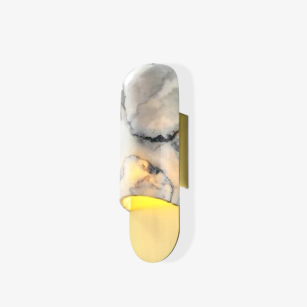 Hl Wall Sconce | Marble, Iron, Metal | Gold, Black