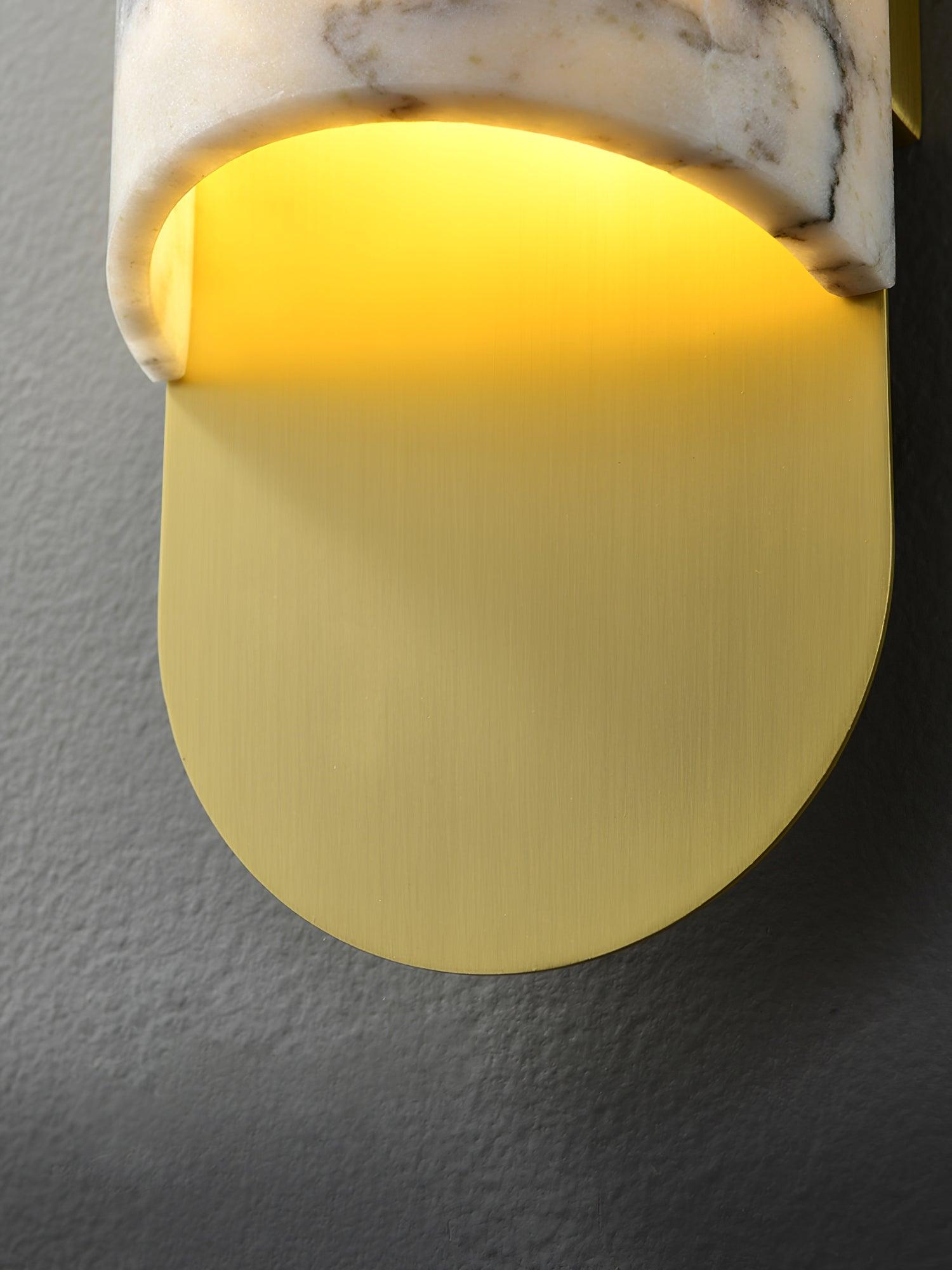 Hl Wall Sconce | Marble, Iron, Metal | Gold, Black