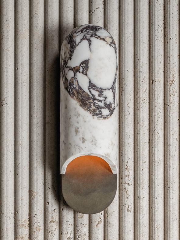 Hl Wall Sconce | Marble, Iron, Metal | Gold, Black