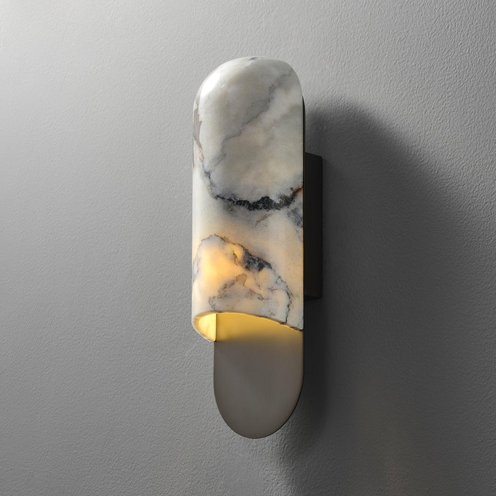 Hl Wall Sconce | Marble, Iron, Metal | Gold, Black