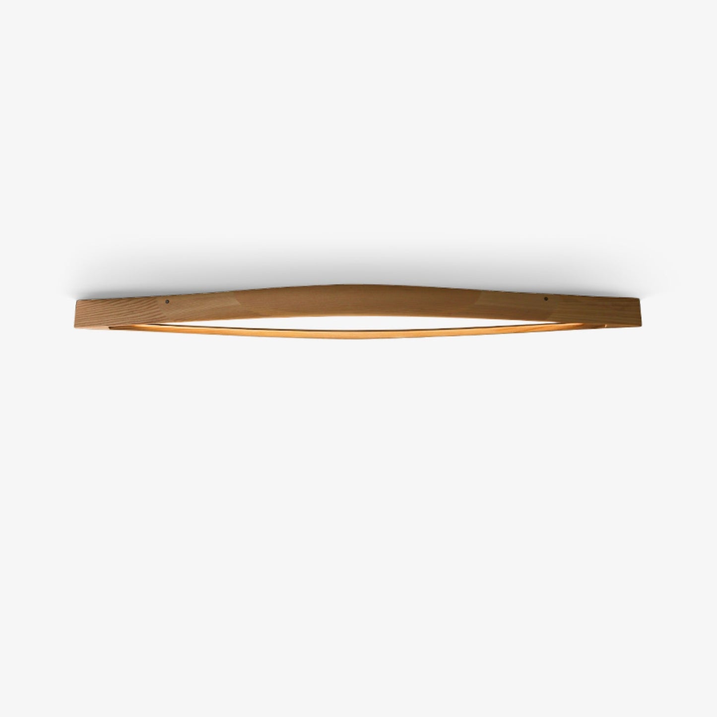 Horizon Linear Wood Ceiling Lamp | Wood/Metal/Acrylic | White Shade