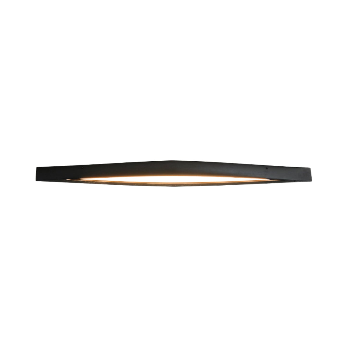Horizon Linear Wood Ceiling Lamp | Wood/Metal/Acrylic | White Shade