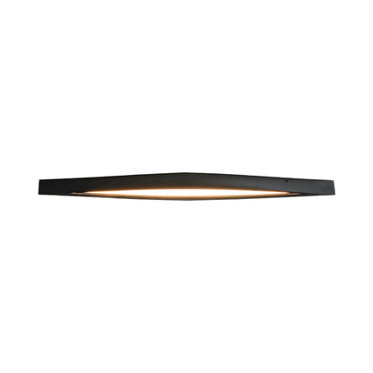 Horizon Linear Wood Ceiling Lamp | Wood/Metal/Acrylic | White Shade