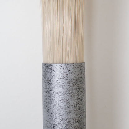 Wall Lamp | Horsehair, Wrought Iron & Glass | 18cm Diameter