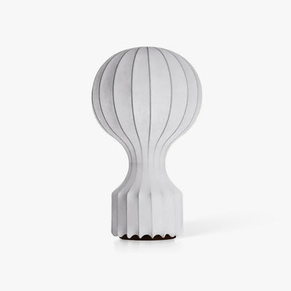 Hot Air Balloon Table Lamp | Steel & Cocoon Design | White Shade