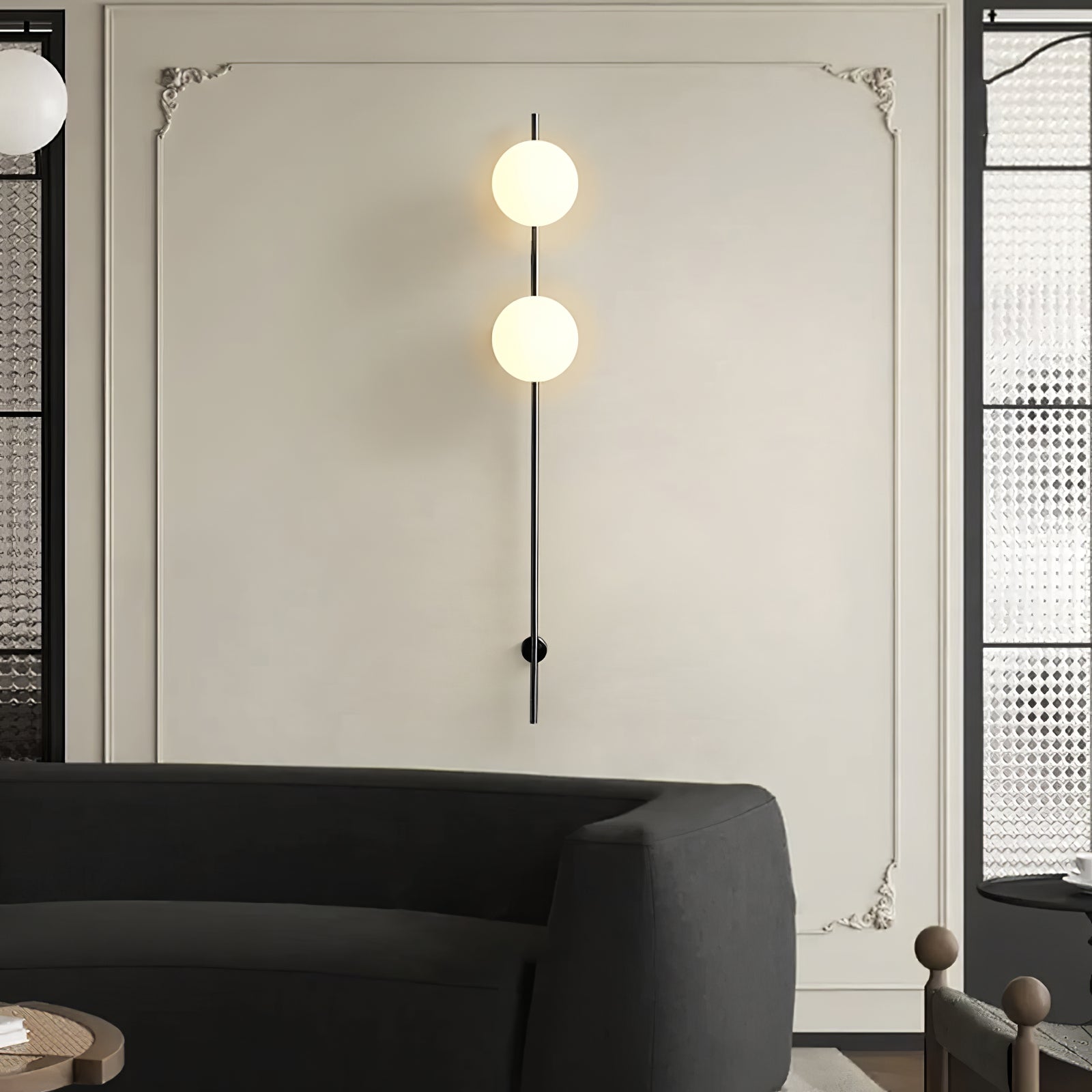 Houseof Wall Light | Metal & Glass | White