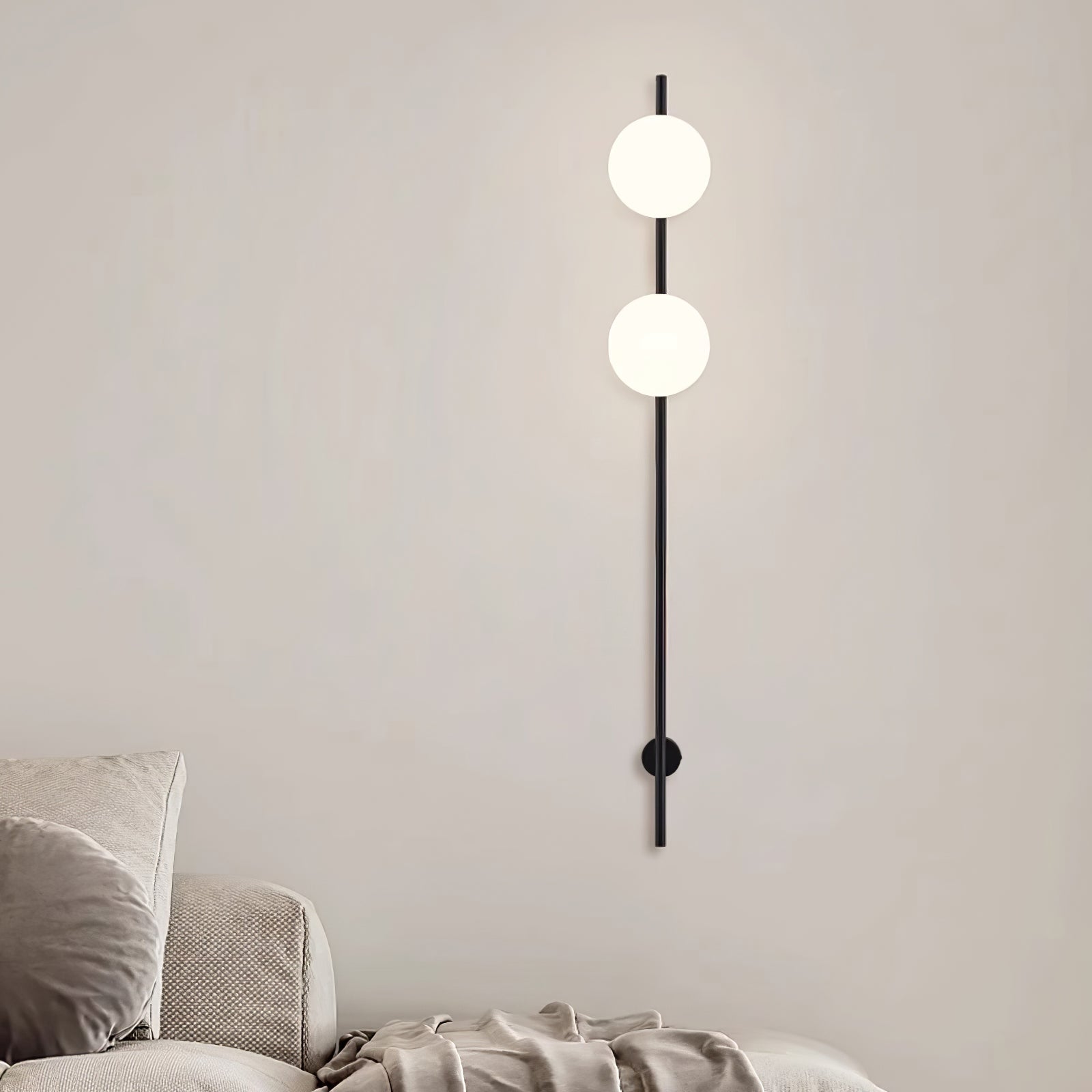 Houseof Wall Light | Metal & Glass | White