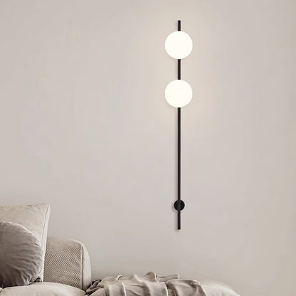 Houseof Wall Light | Metal & Glass | White