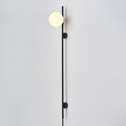 Houseof Plug-in Wall Light | Metal & Glass | White, Black, Gold