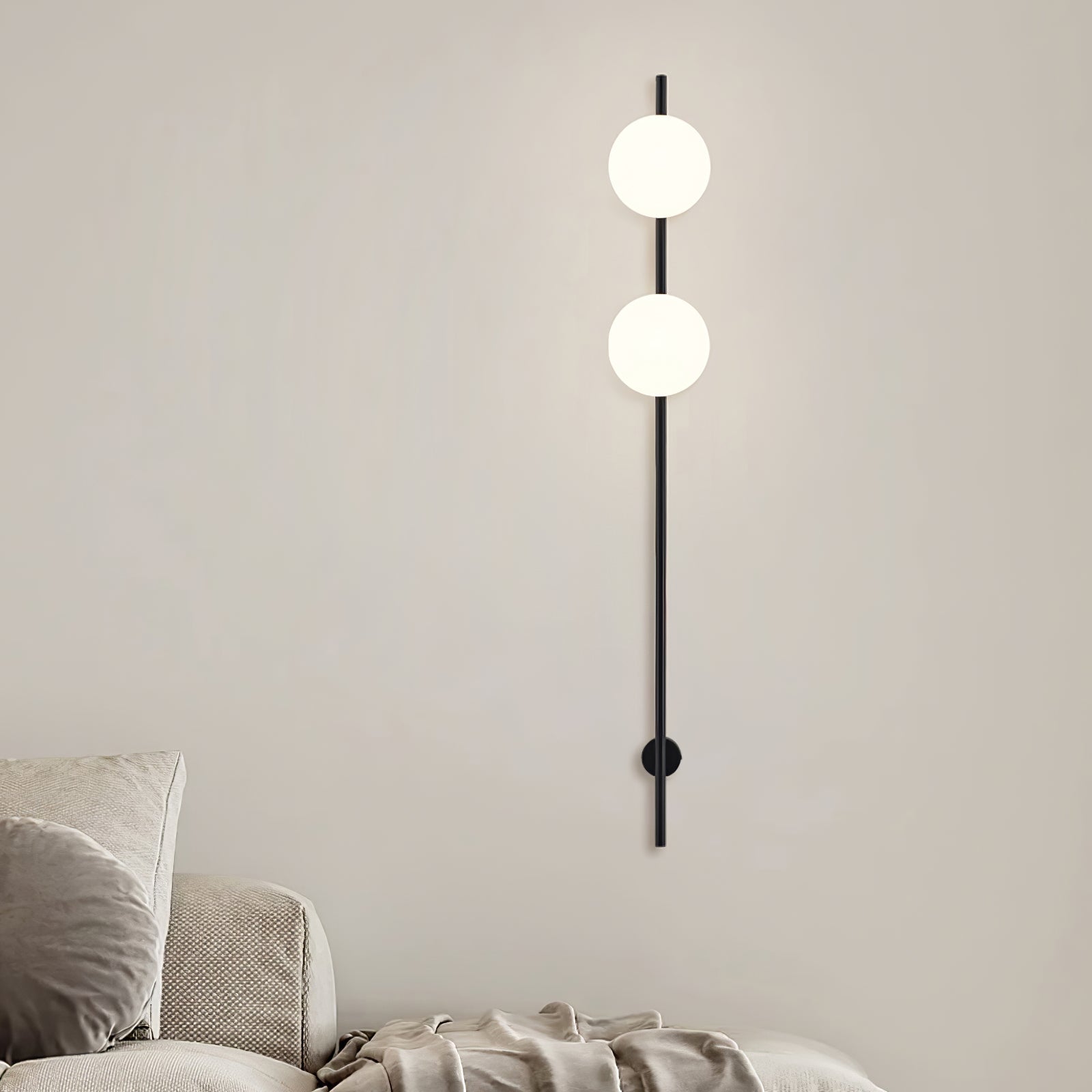 Houseof Wall Light | Metal & Glass | White
