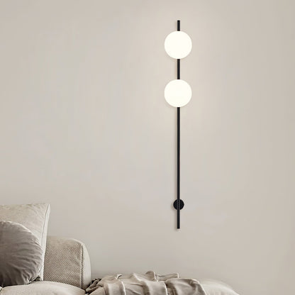 Houseof Wall Light | Metal & Glass | White