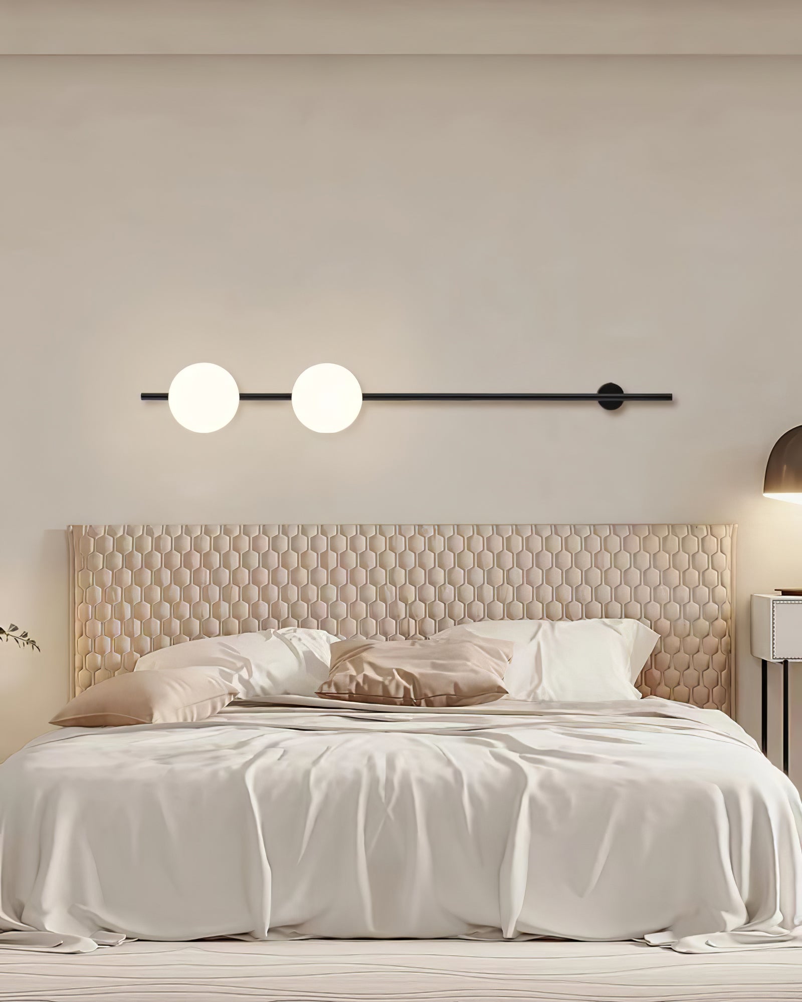 Houseof Wall Light | Metal & Glass | White