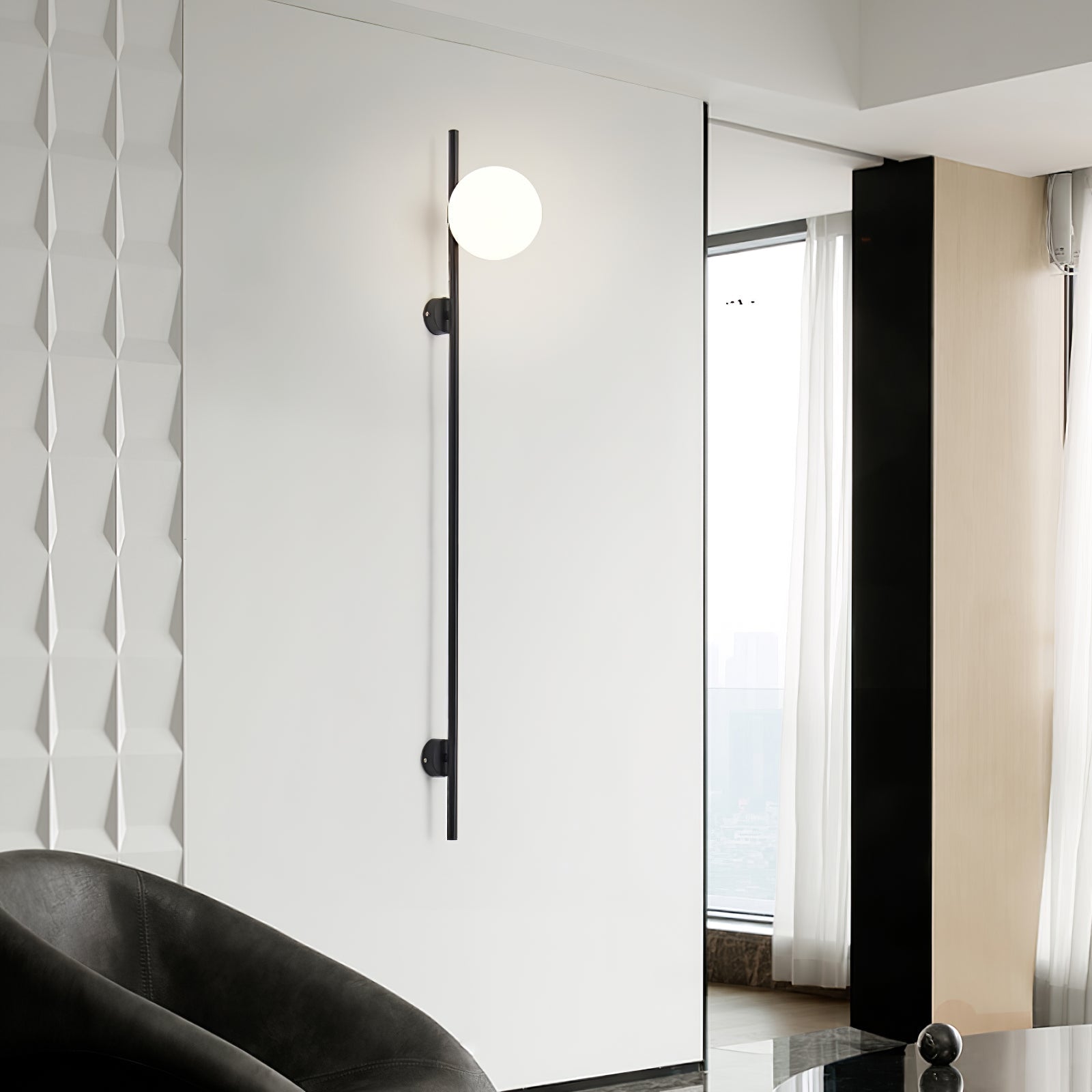 Houseof Wall Light | Metal & Glass | White