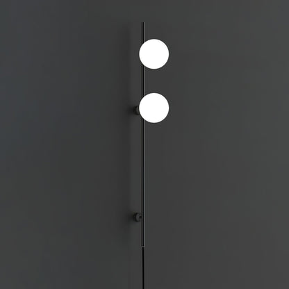 Houseof Plug-in Wall Light | Metal & Glass | White, Black, Gold