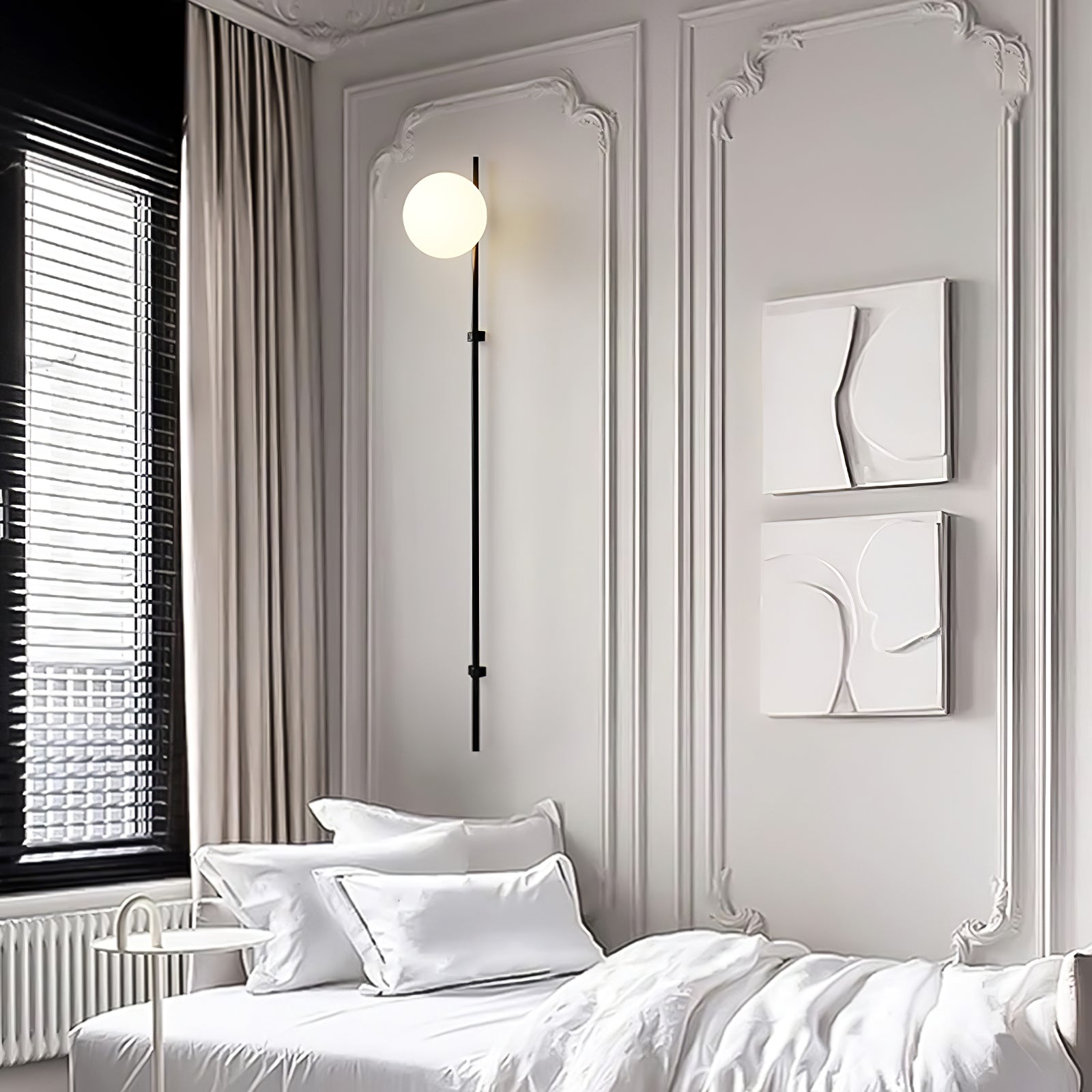 Houseof Wall Light | Metal & Glass | White