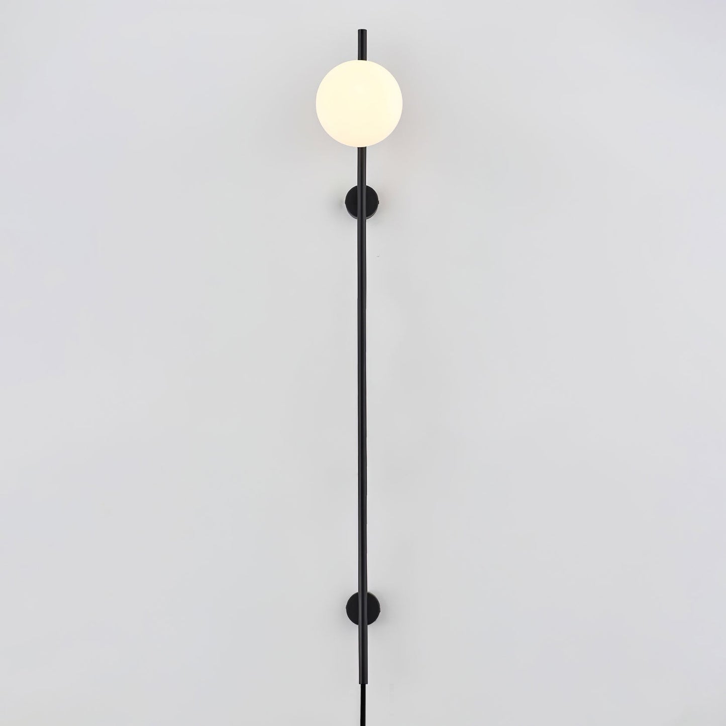 Houseof Plug-in Wall Light | Metal & Glass | White, Black, Gold