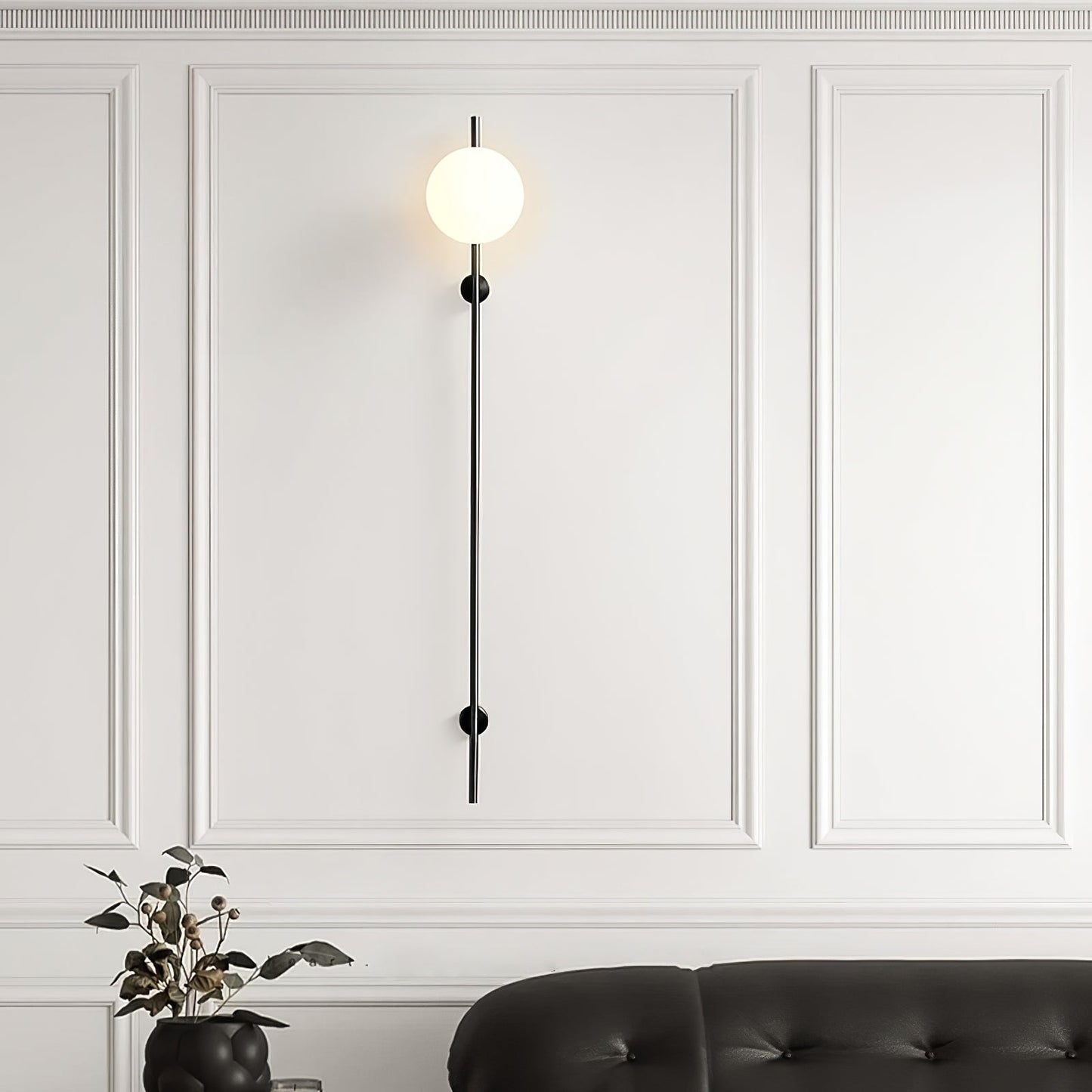 Houseof Wall Light | Metal & Glass | White